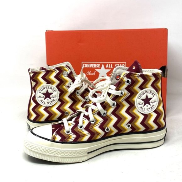 Converse Chuck 70 High Sneakers Skate For Women Shoes Multicolor Canvas A04304C - Picture 10 of 11